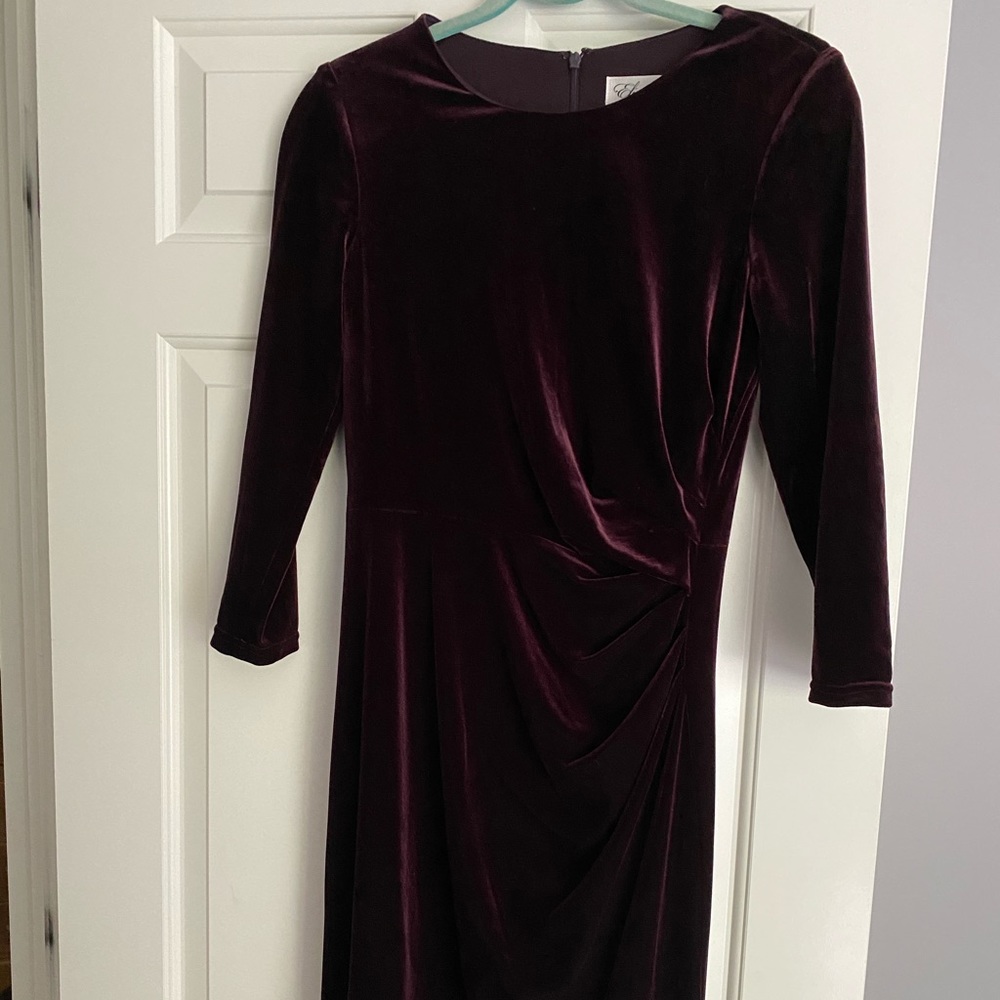 Eliza J velvet dress from Nordstrom